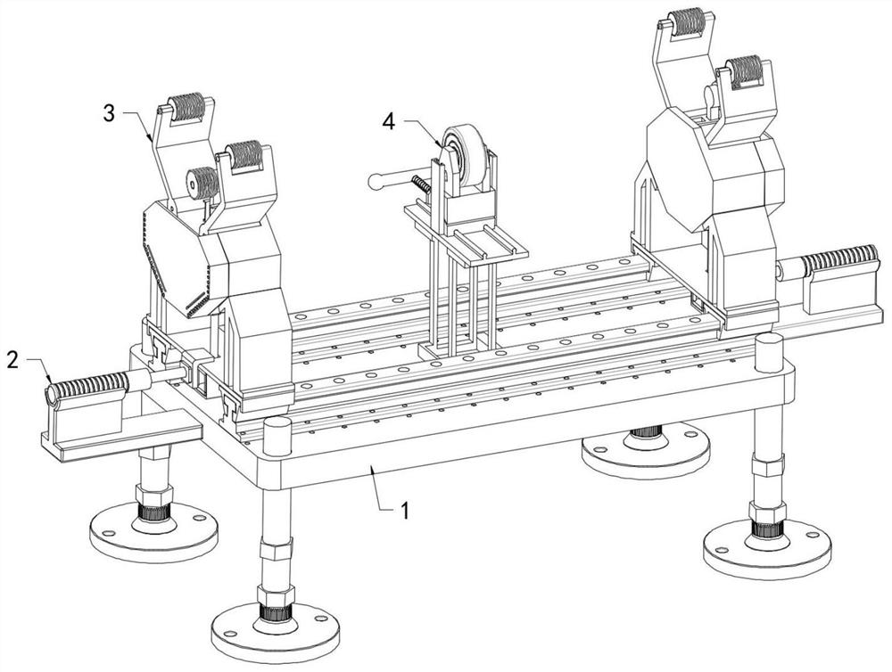 Support device for fixing tower barrels of various models