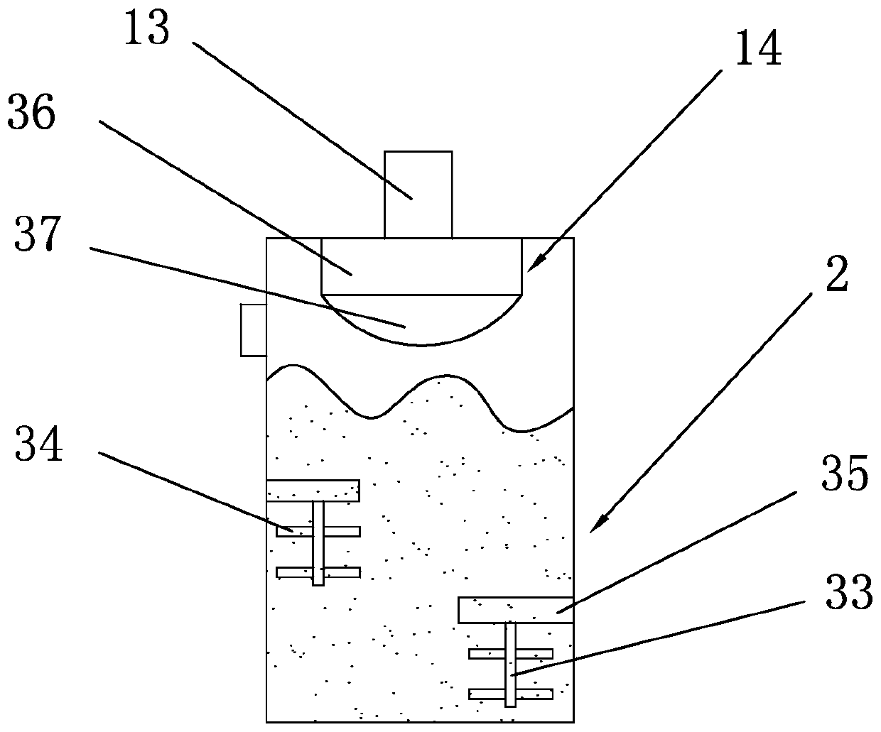 A lake water purification device and its treatment method