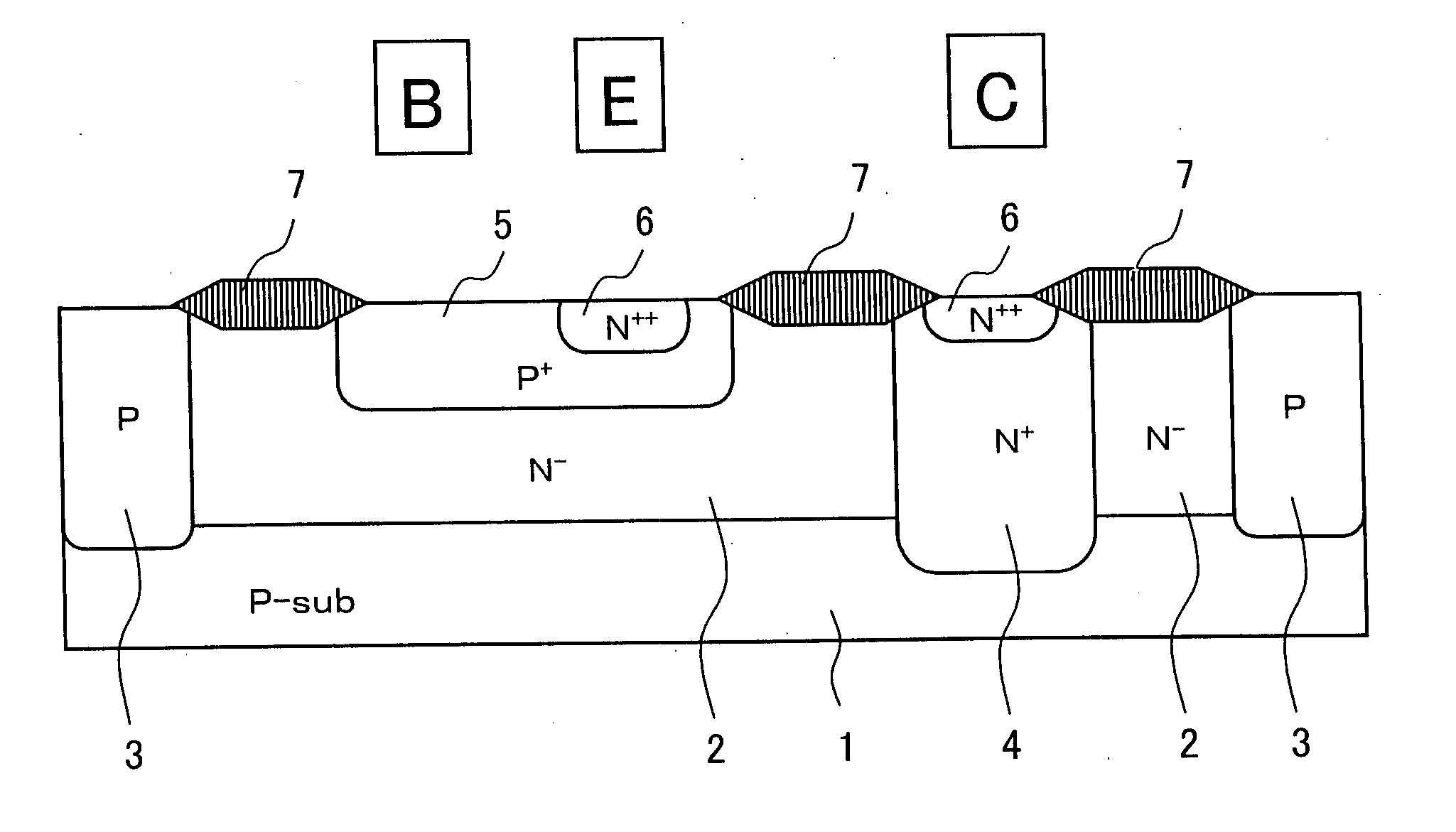 Electrostatic protective element of semiconductor integrated circuit
