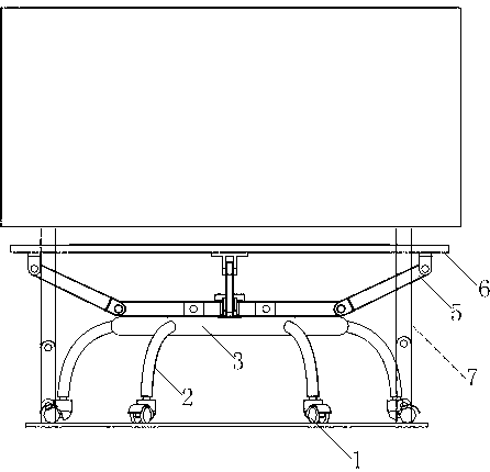 Automobile with fifth wheel mechanism