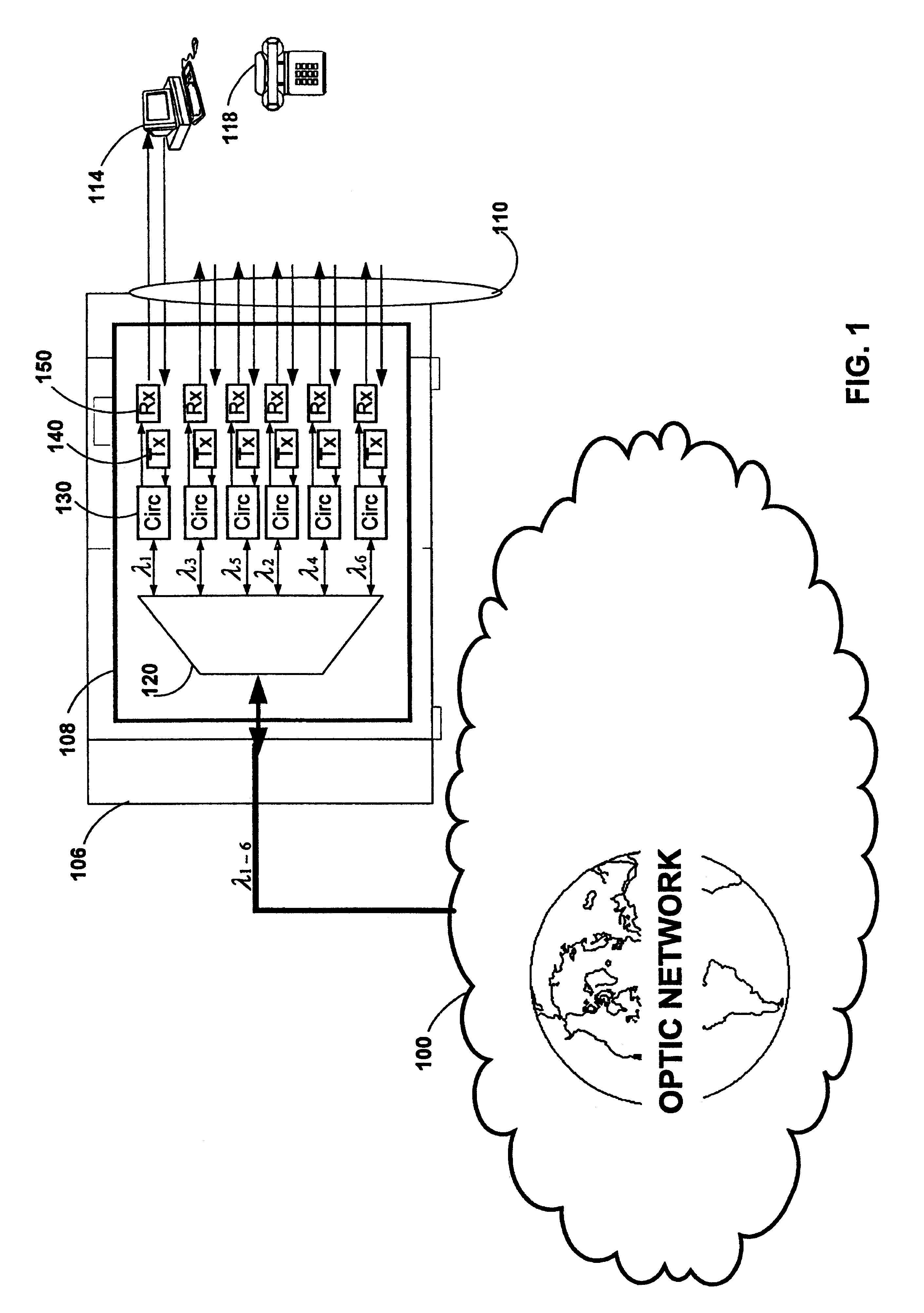 Tunable laser transmitter with internal wavelength grid generators