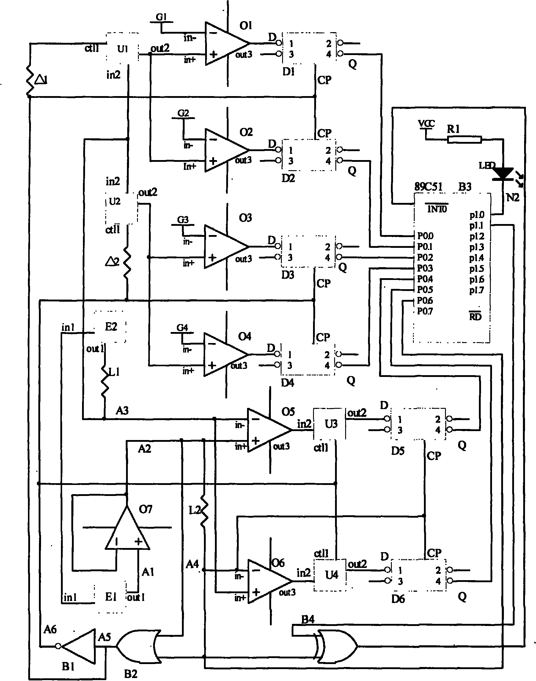 Circuit signal detection device