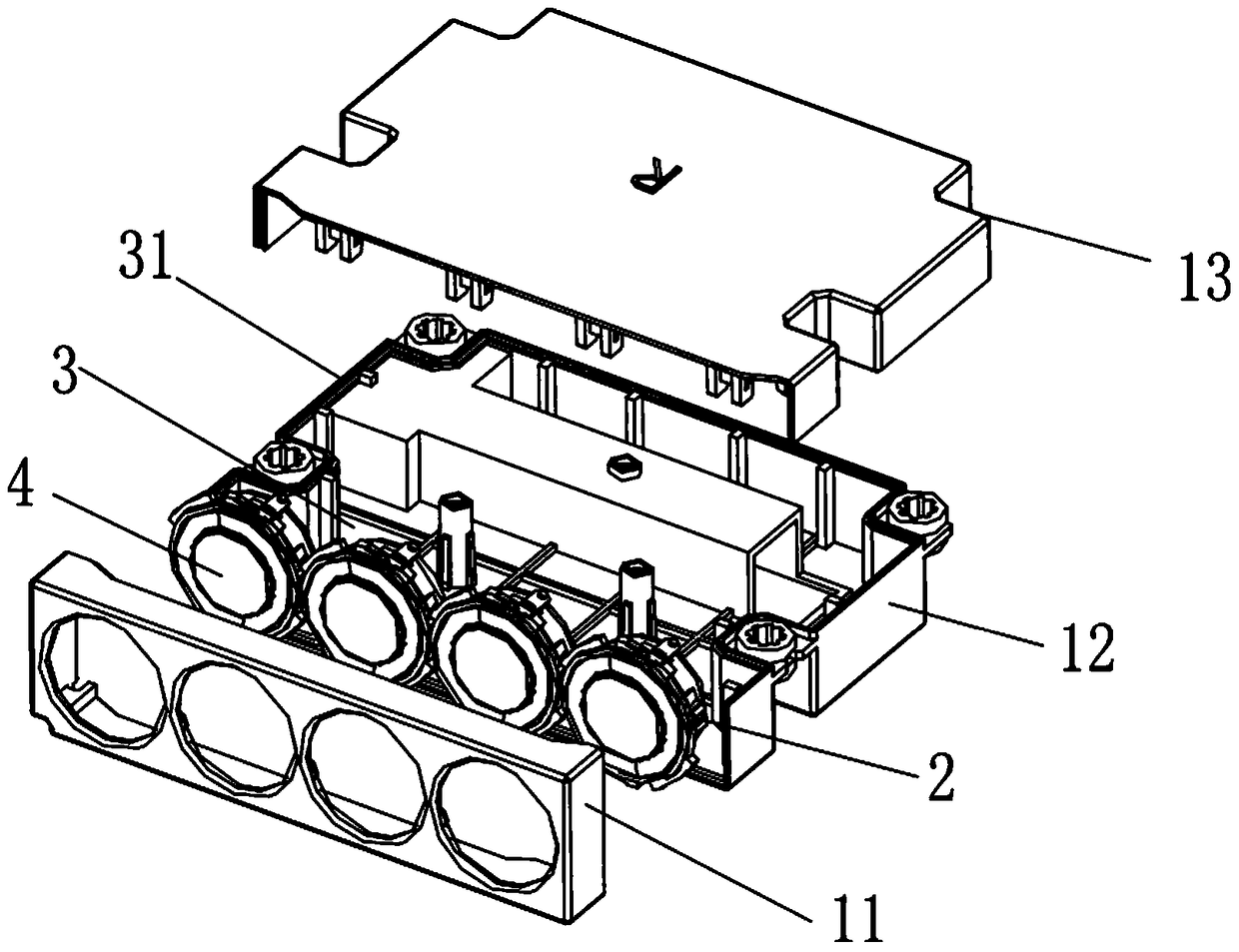 Loudspeaker and TV set with the loudspeaker