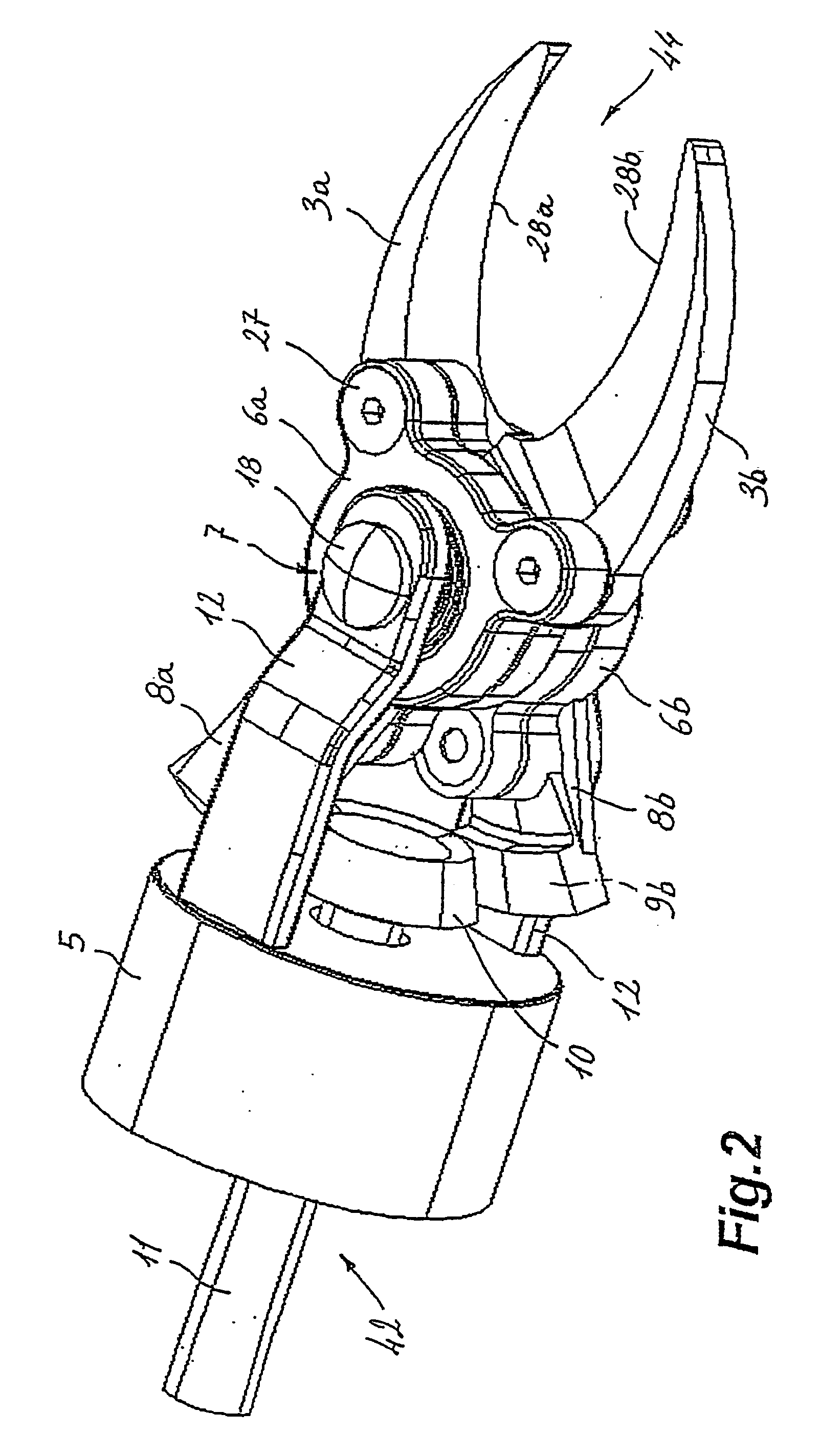 Portable motor-powered shears