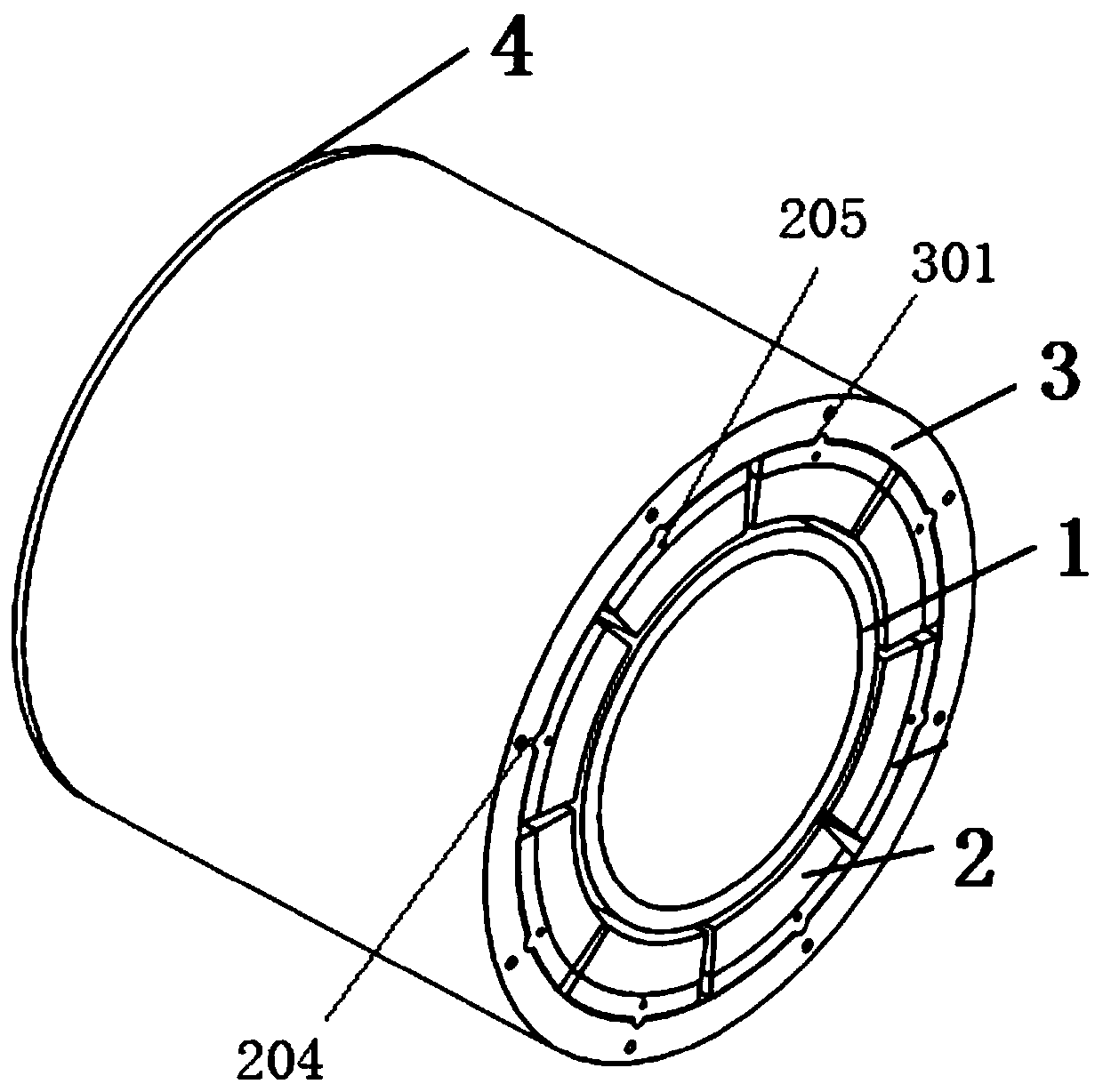 Magnetic fluid composite tilting-pad radial bearing based on Halbach array