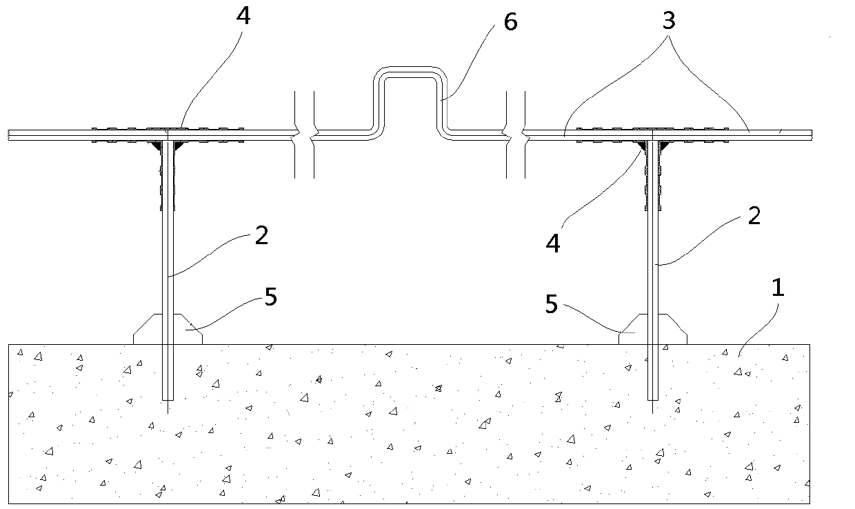 Crimping type roof lightning protection belt and installation method thereof