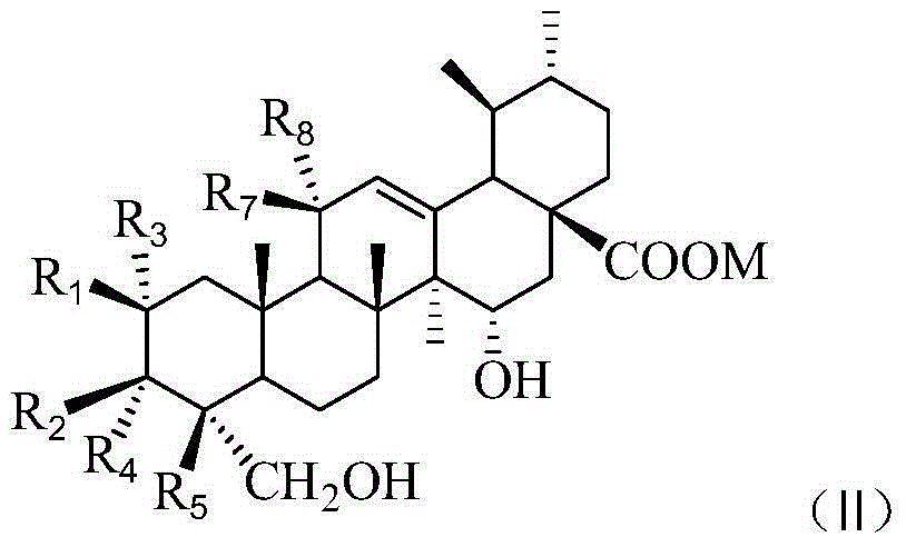 Asiatic acid derivative, preparation method thereof, and application thereof in preparing hypoglycemic drugs