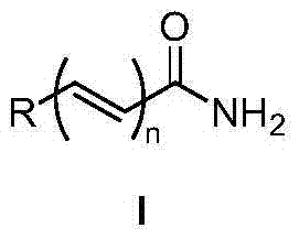 Method for synthesizing amide through nitrile hydrolysis