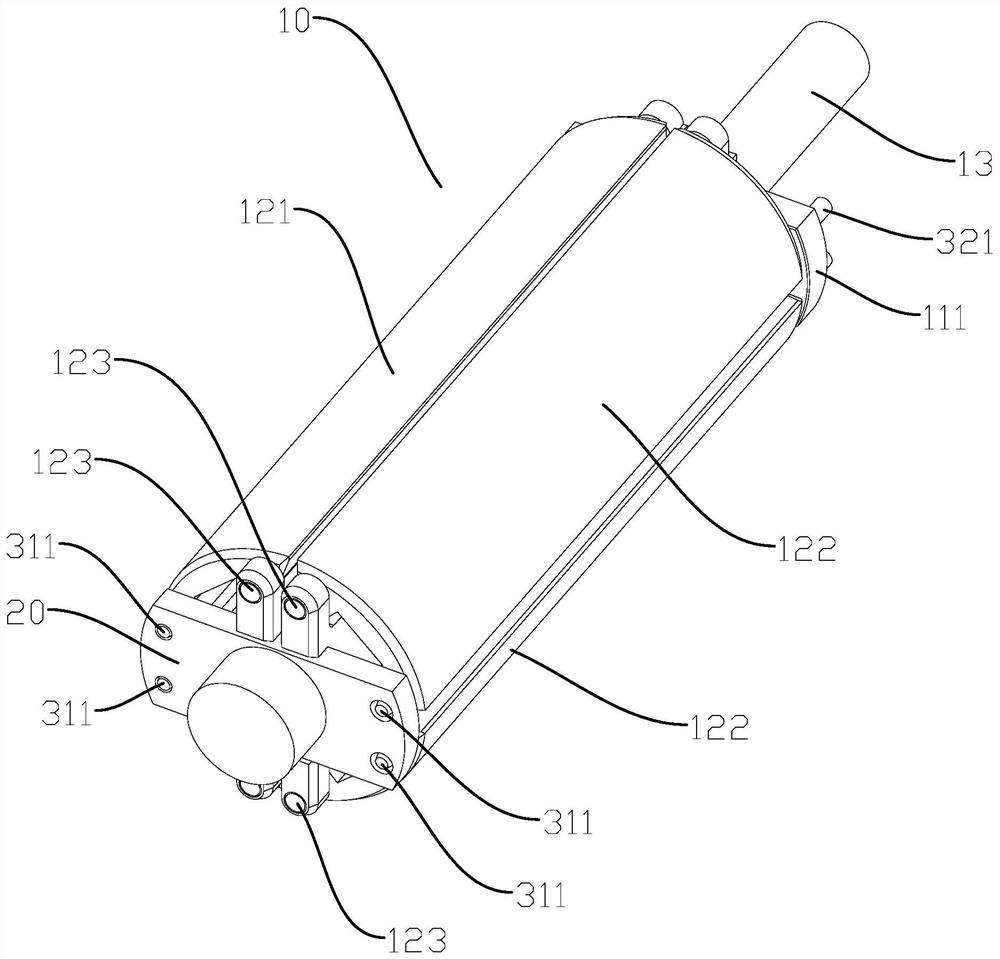 A battery winding device