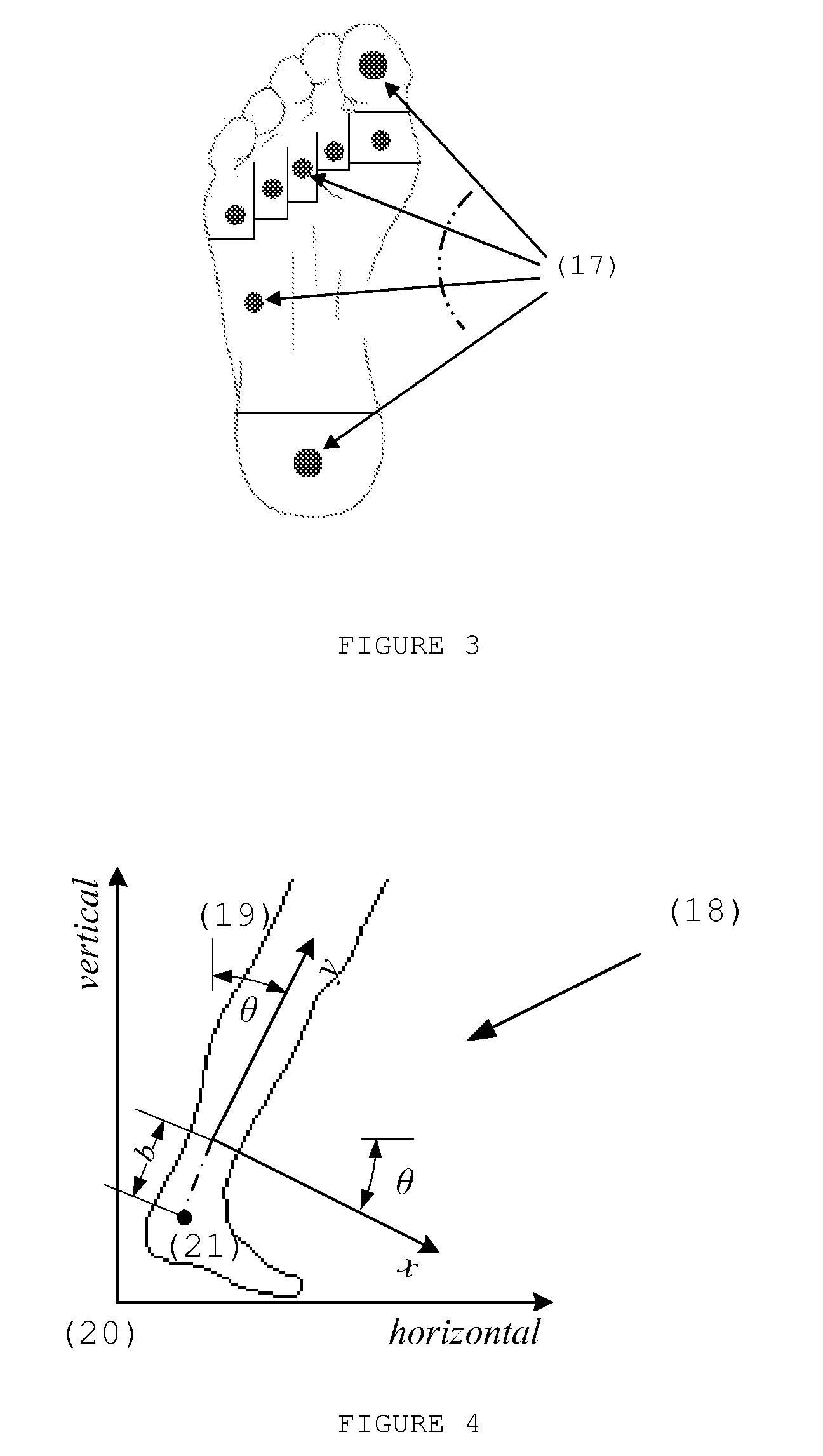 Portable device and method for measurement and calculation of dynamic parameters of pedestrian locomotion