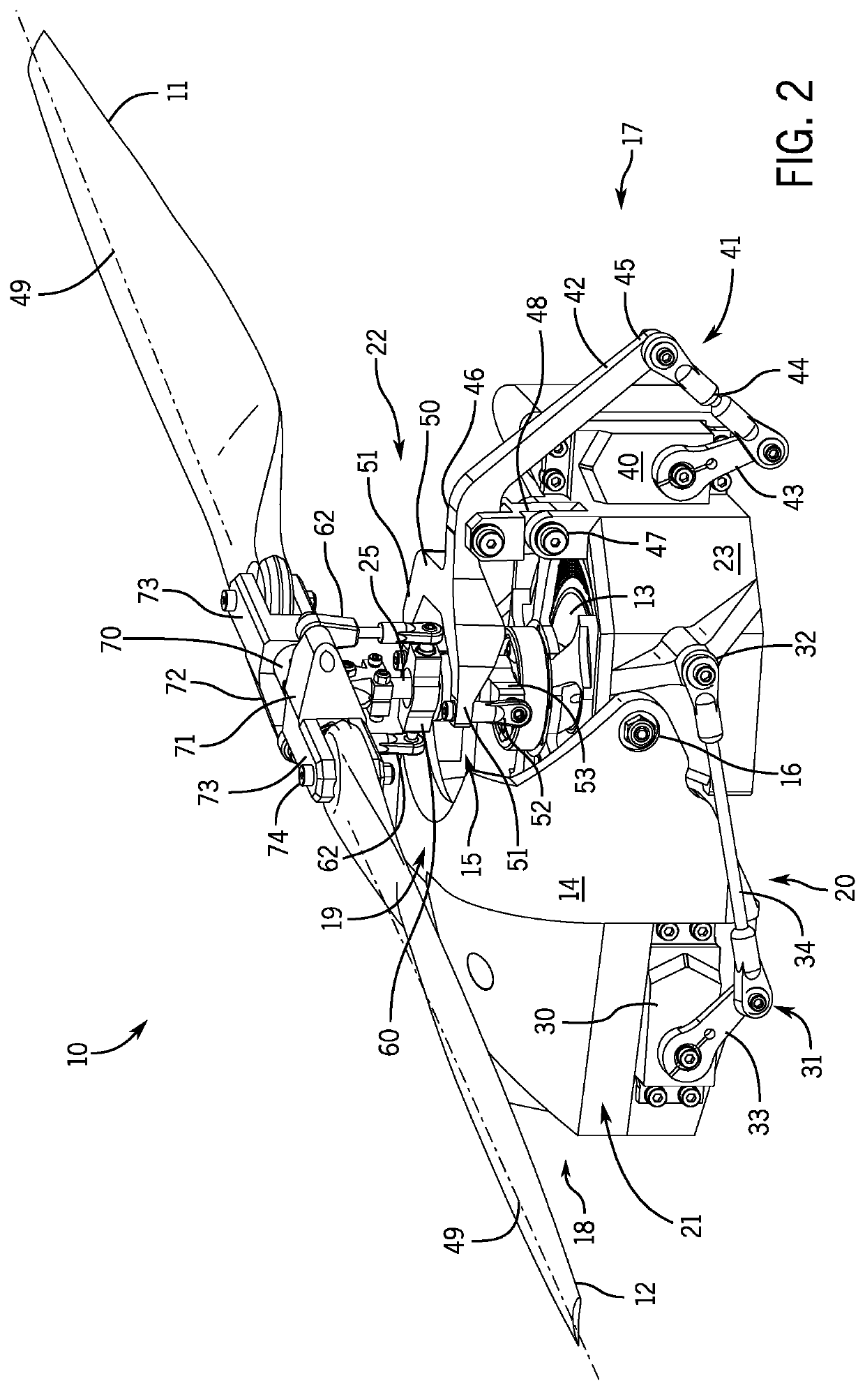 Apparatus with Variable Pitch and Continuous Tilt for Rotors on an Unmanned Fixed Wing Aircraft
