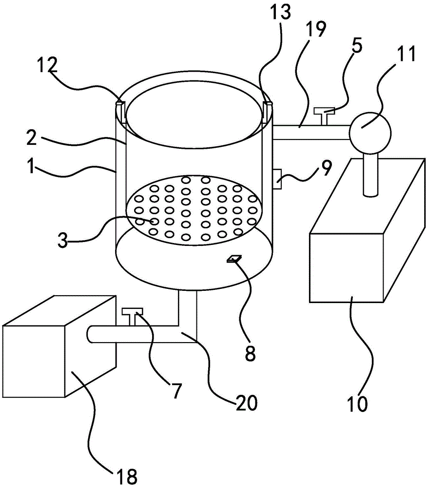 A kind of preparation method of chitosan and the immersion device of preparation chitosan