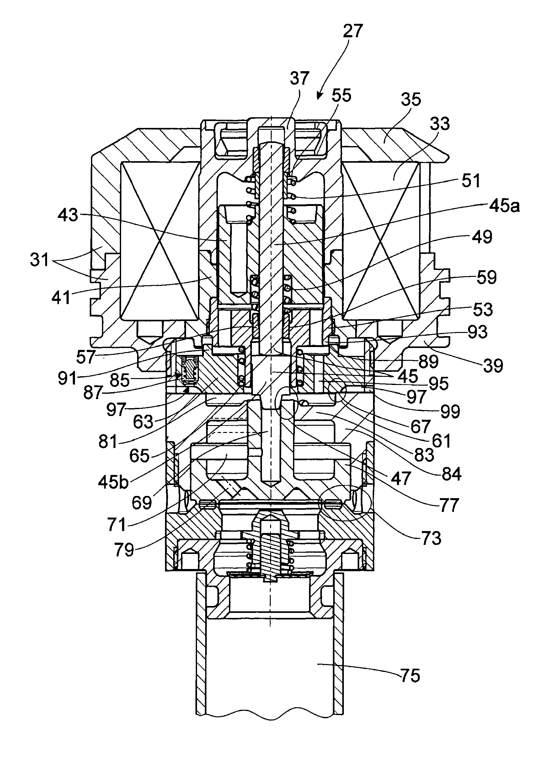 Adjustable damping valve device