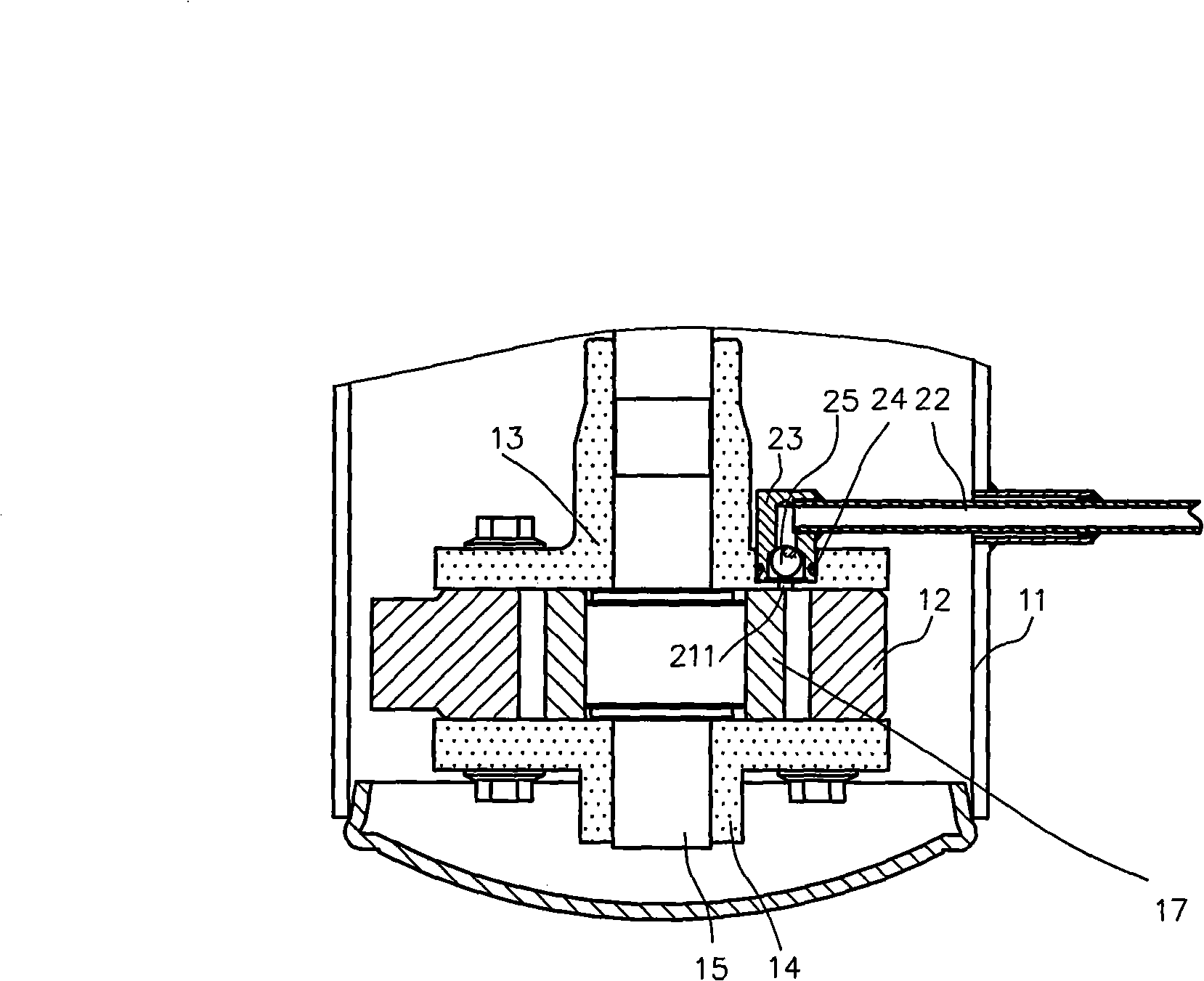 Rotary compressor with air injection enthalpy-increasing function