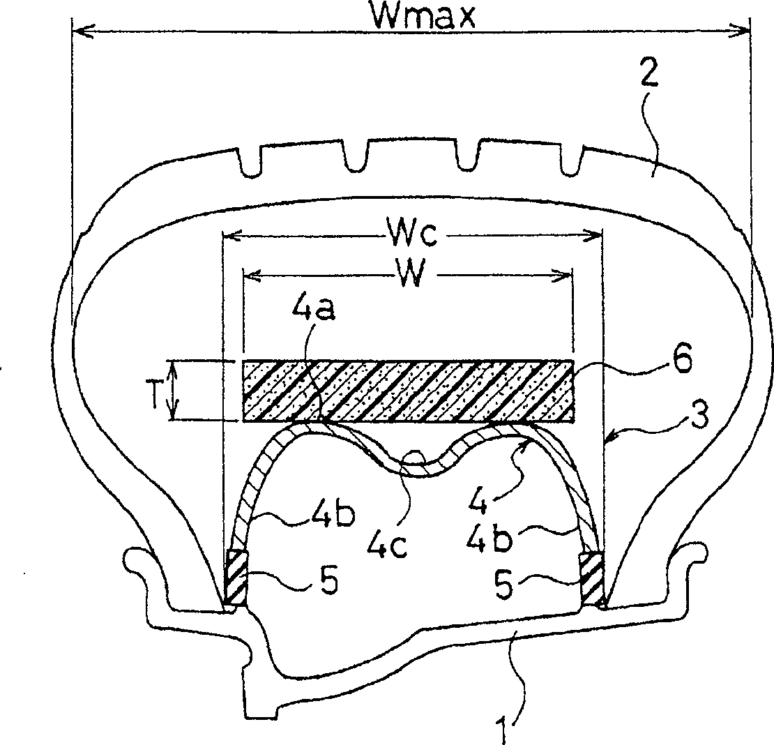 Tire wheel assembly and run-flat core