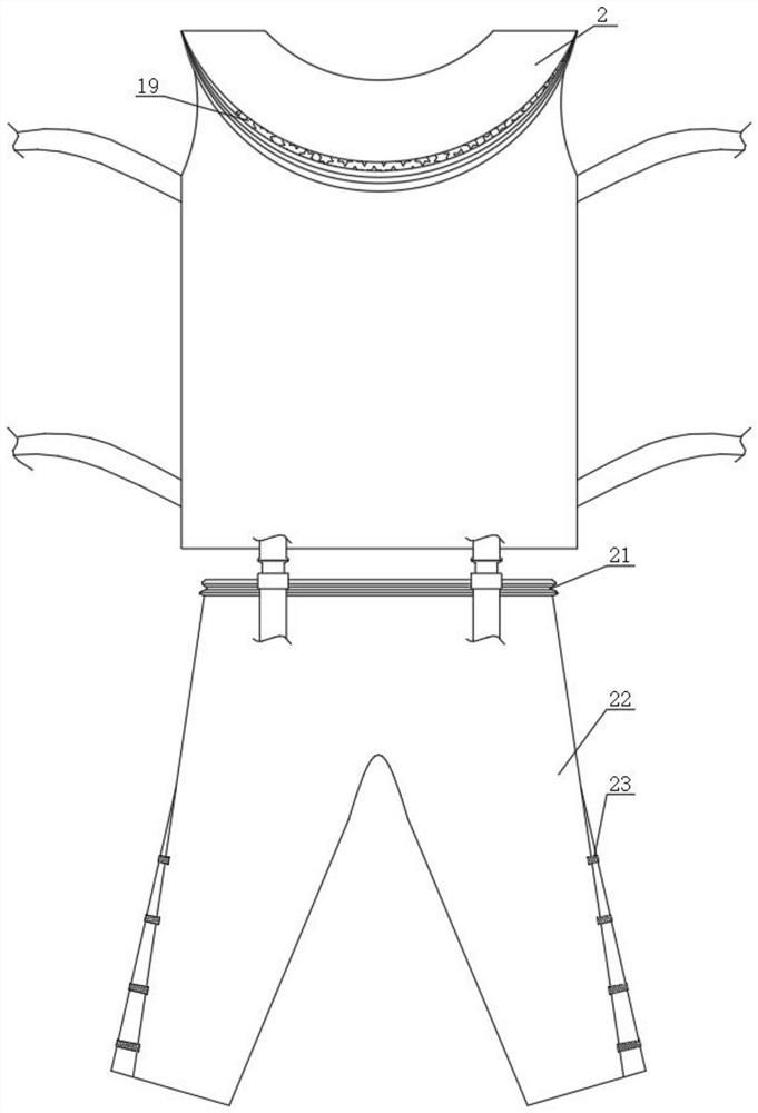 Comprehensive life-saving equipment with floating plate wrapped by multiple air bags