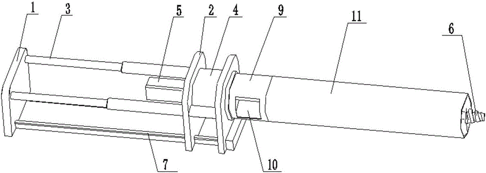 Split-type spiral drilling machine