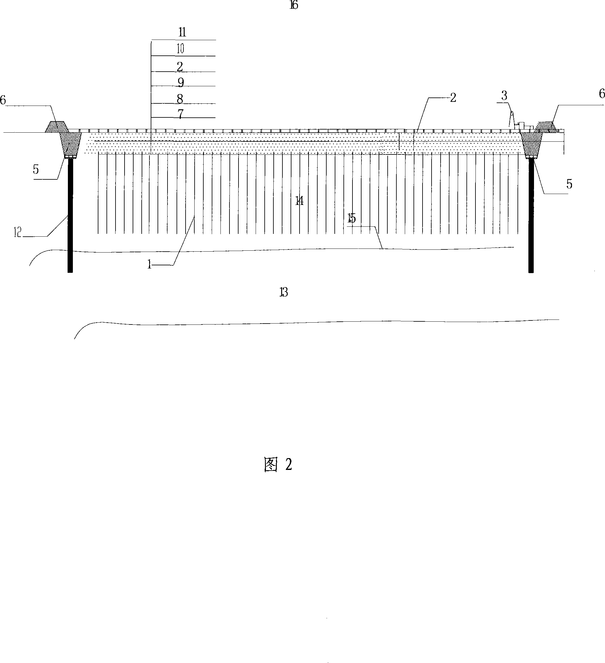 Vacuum preloading method for non-water discharge sand cushion