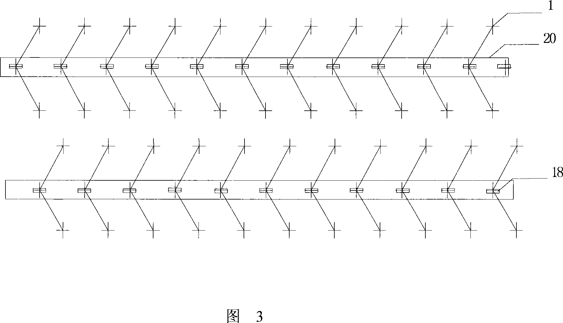 Vacuum preloading method for non-water discharge sand cushion