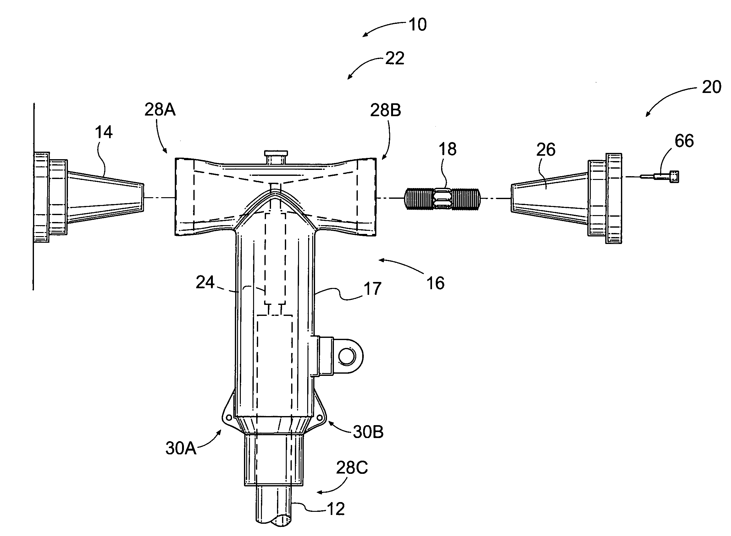 Probe apparatus for use in a separable connector, and systems including same