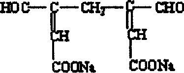 Preparing method for aldehyde acid tanning agent