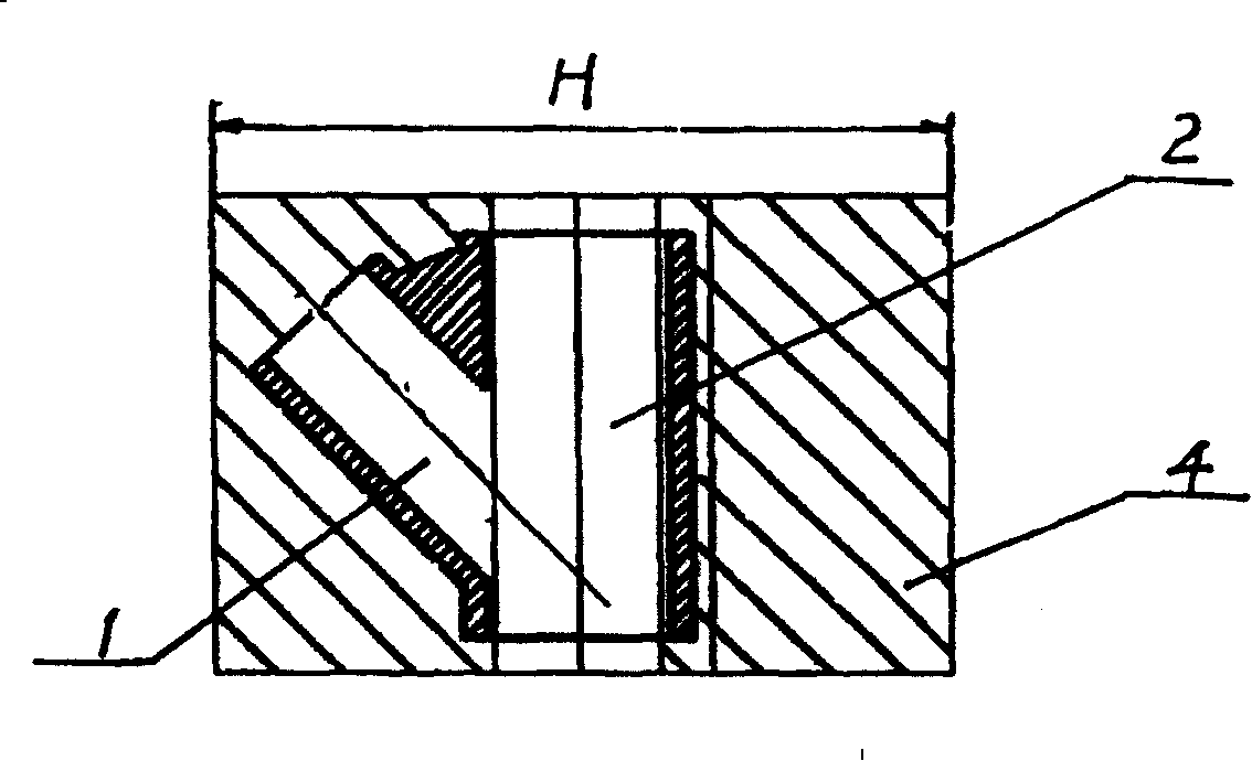 Method for forging large bevel tee