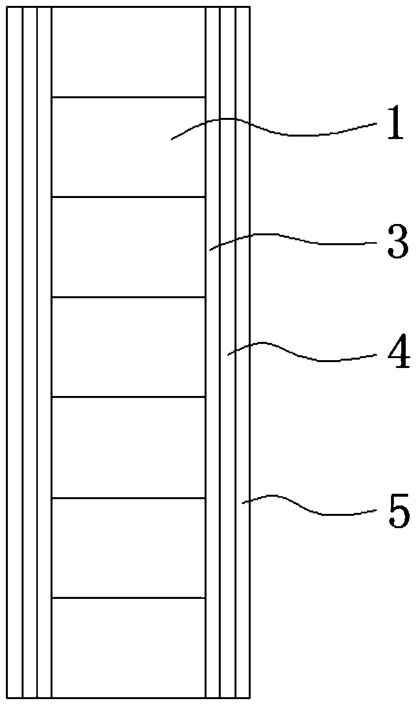 Building nonbearing wall body and forming method thereof