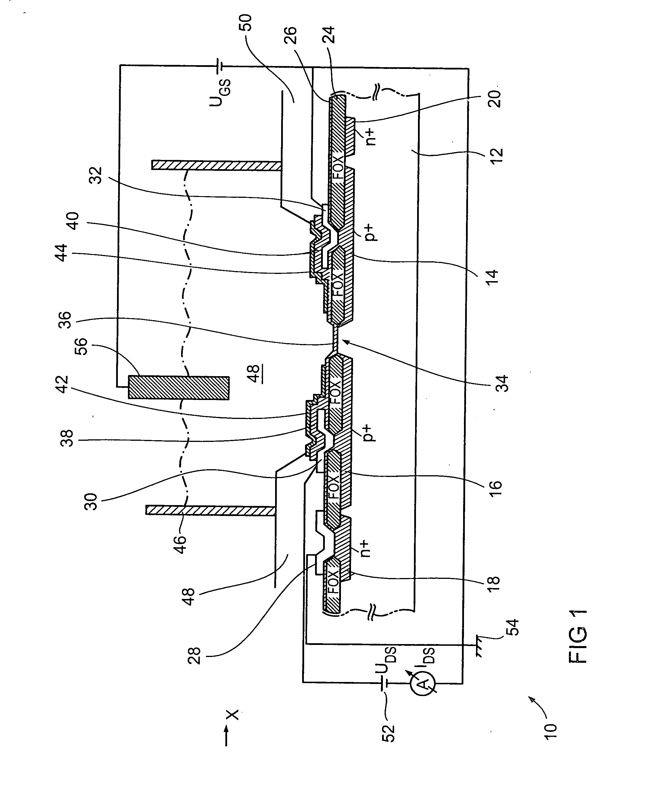 Ion sensitive field effect transistor and method for producing an ion sensitive field effect transistor