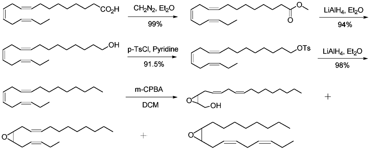 Synthesis method of (3Z,6Z)-9,10-epoxy-octadecadiene