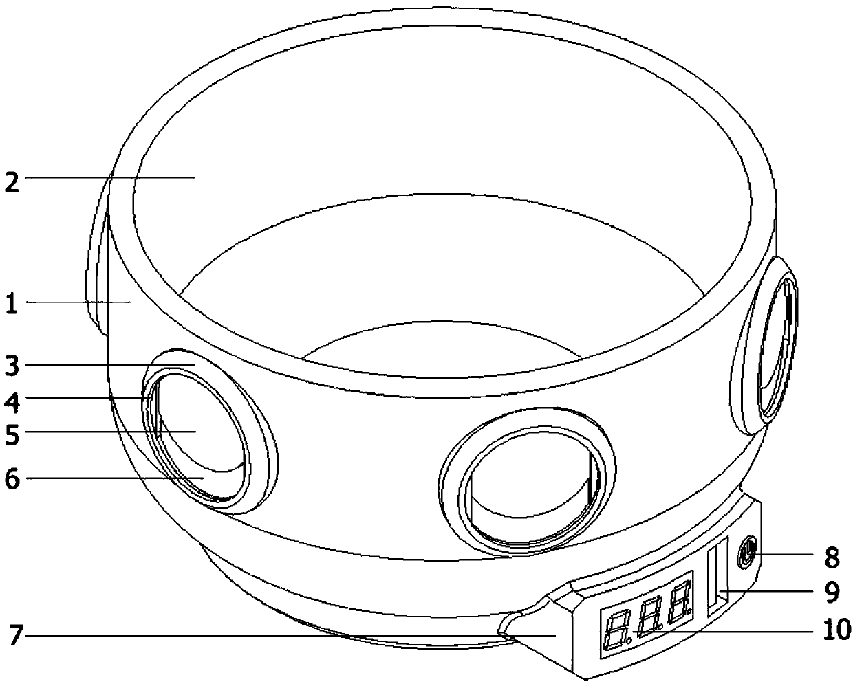 Vessel-shaped purifier with air purification function and suitable for being used by patients