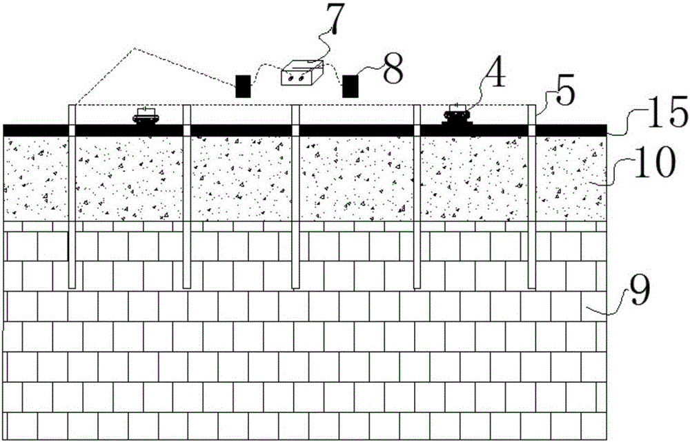 Rapid solidification system and method of operation of dredger fill soil for offshore land reclamation