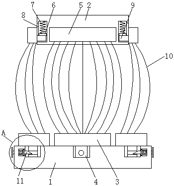 Anti-collision protection device for an alarm