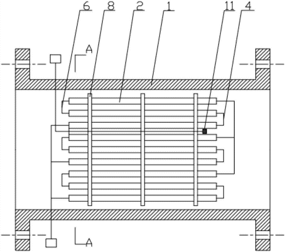 Bundled short-circuit type electric heater