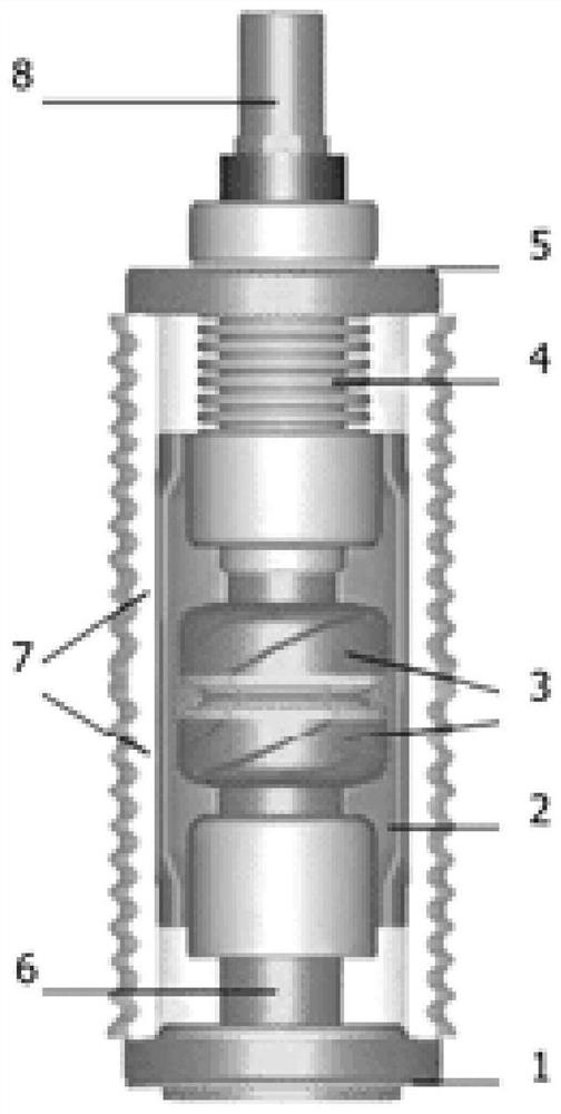 Conductive rod for vacuum interrupter, processing method thereof, and vacuum interrupter