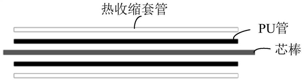 Heat-shrinkable material, heat-shrinkable sleeve and preparation method