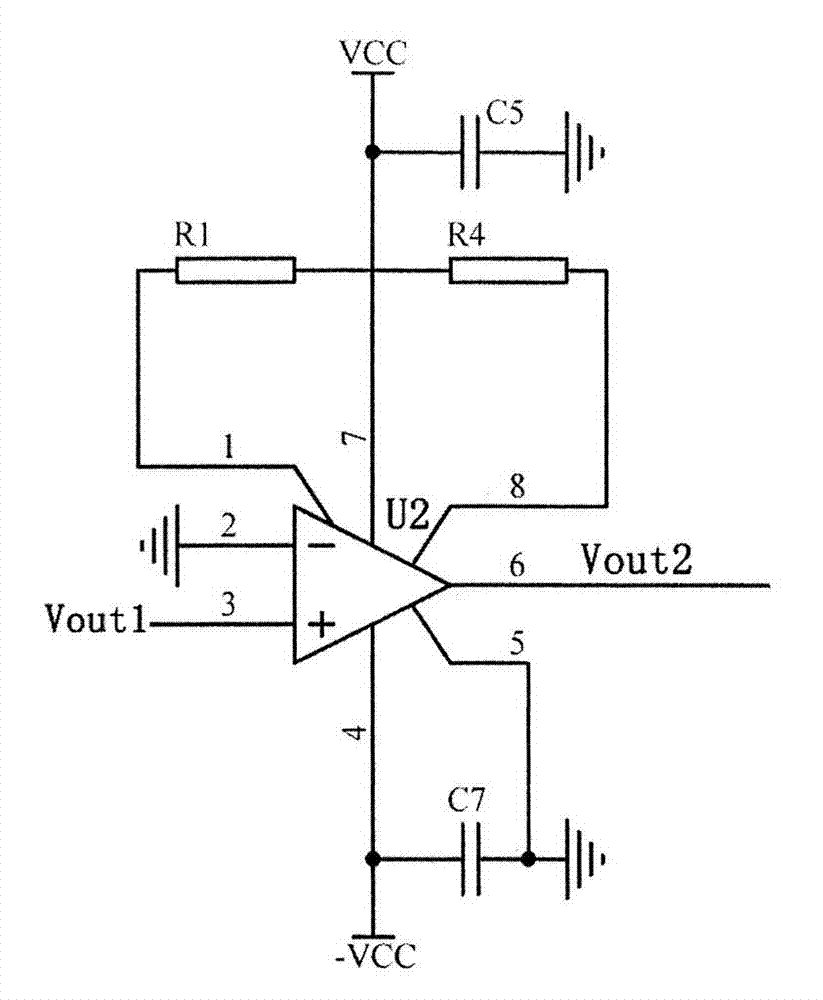 Optoelectronic signal acquisition and conversion device for sensor used for detecting dust concentration