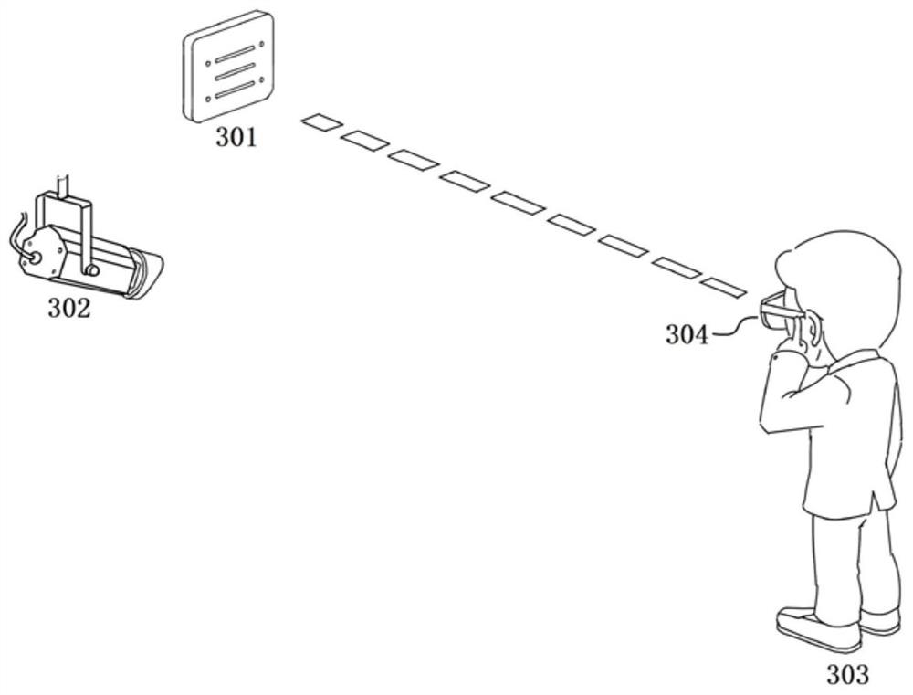 Method and system for providing information to a user in a scene