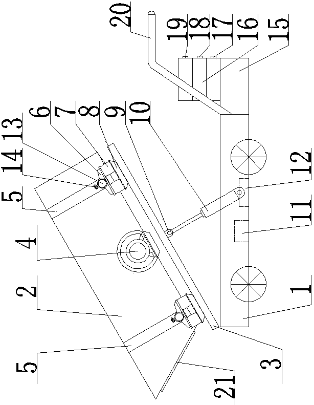 Small mortar transfer trolley