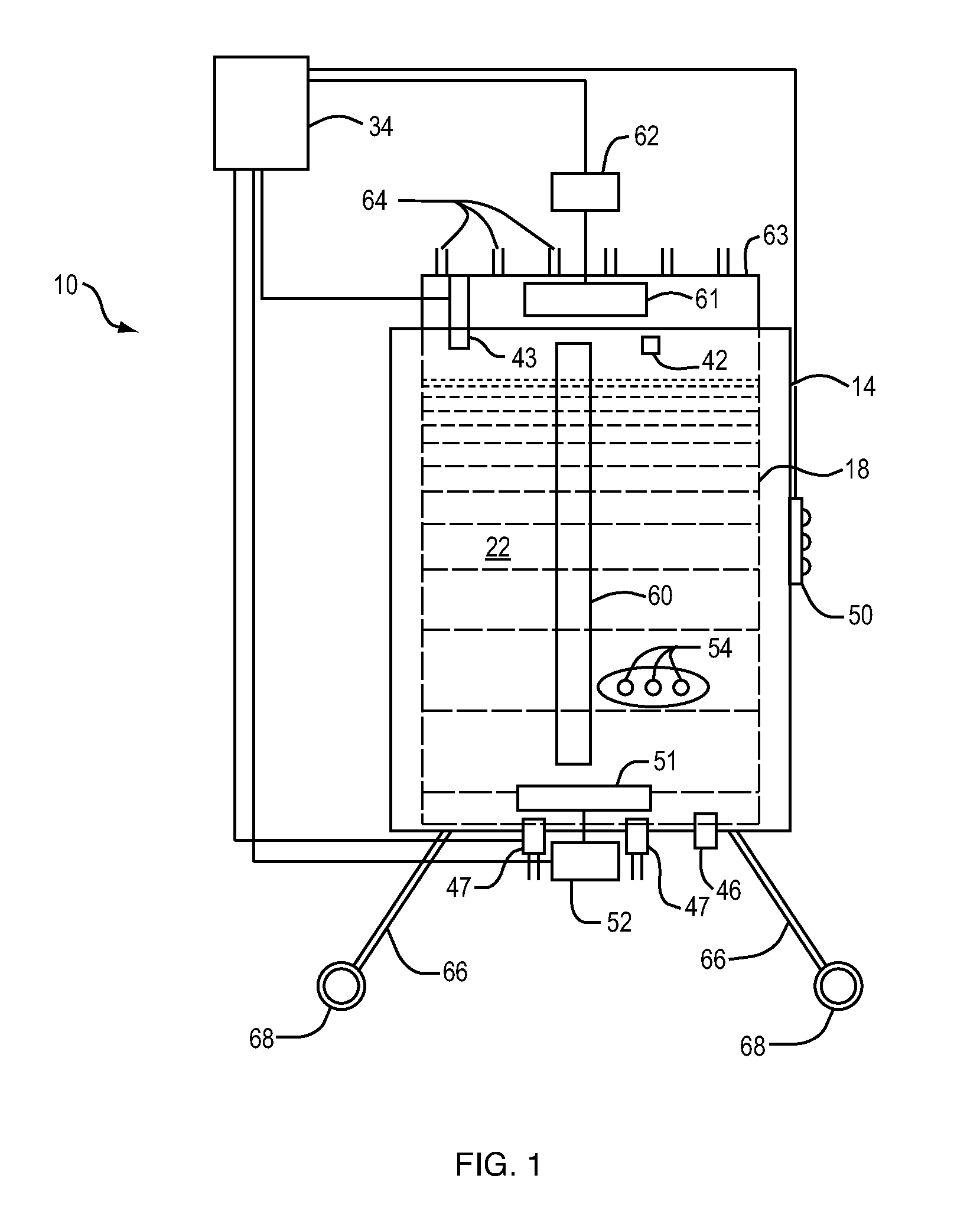 Temperature controlling surfaces and support structures