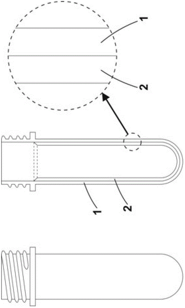 opaque multilayer container