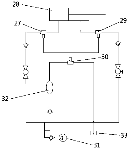 A kind of two-way driving operation system