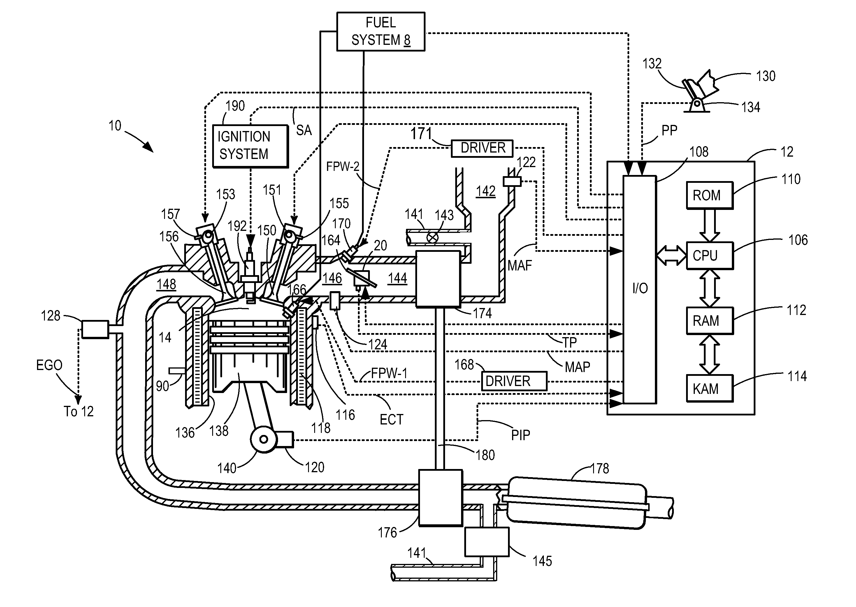 If method and system for engine knock control