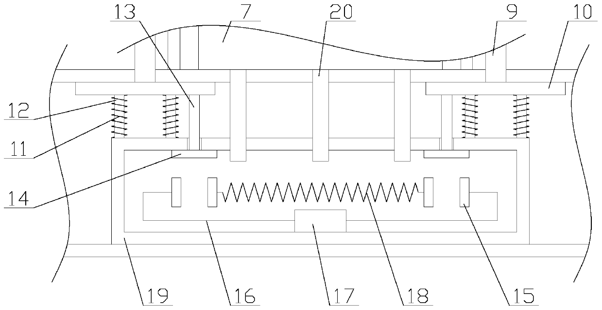 Compression molding system with heat dissipating function