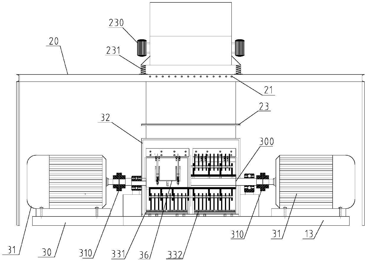 A kind of shavings sorting device and sorting method thereof