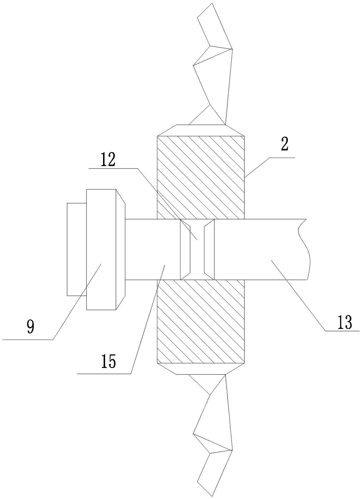 Brake exchange mechanism for intelligent climbing robot