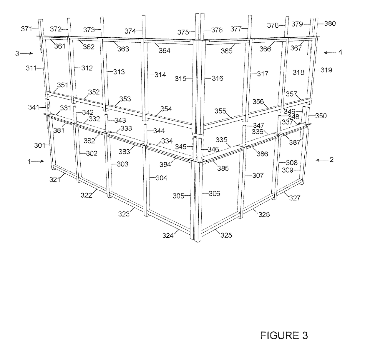 Stacked structural steel wall trusses