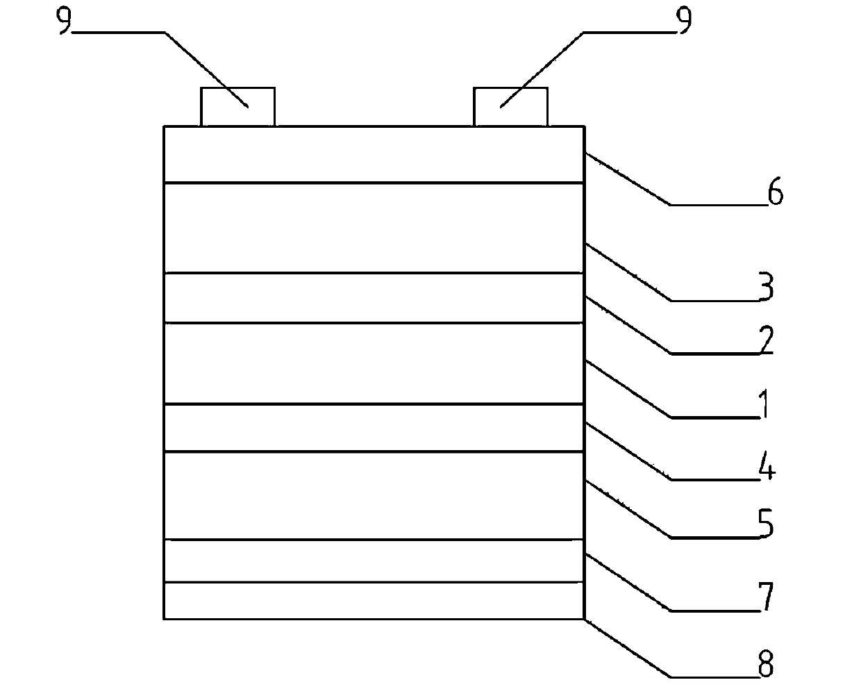 Silicon-based heterojunction double-side solar cell and preparation method thereof