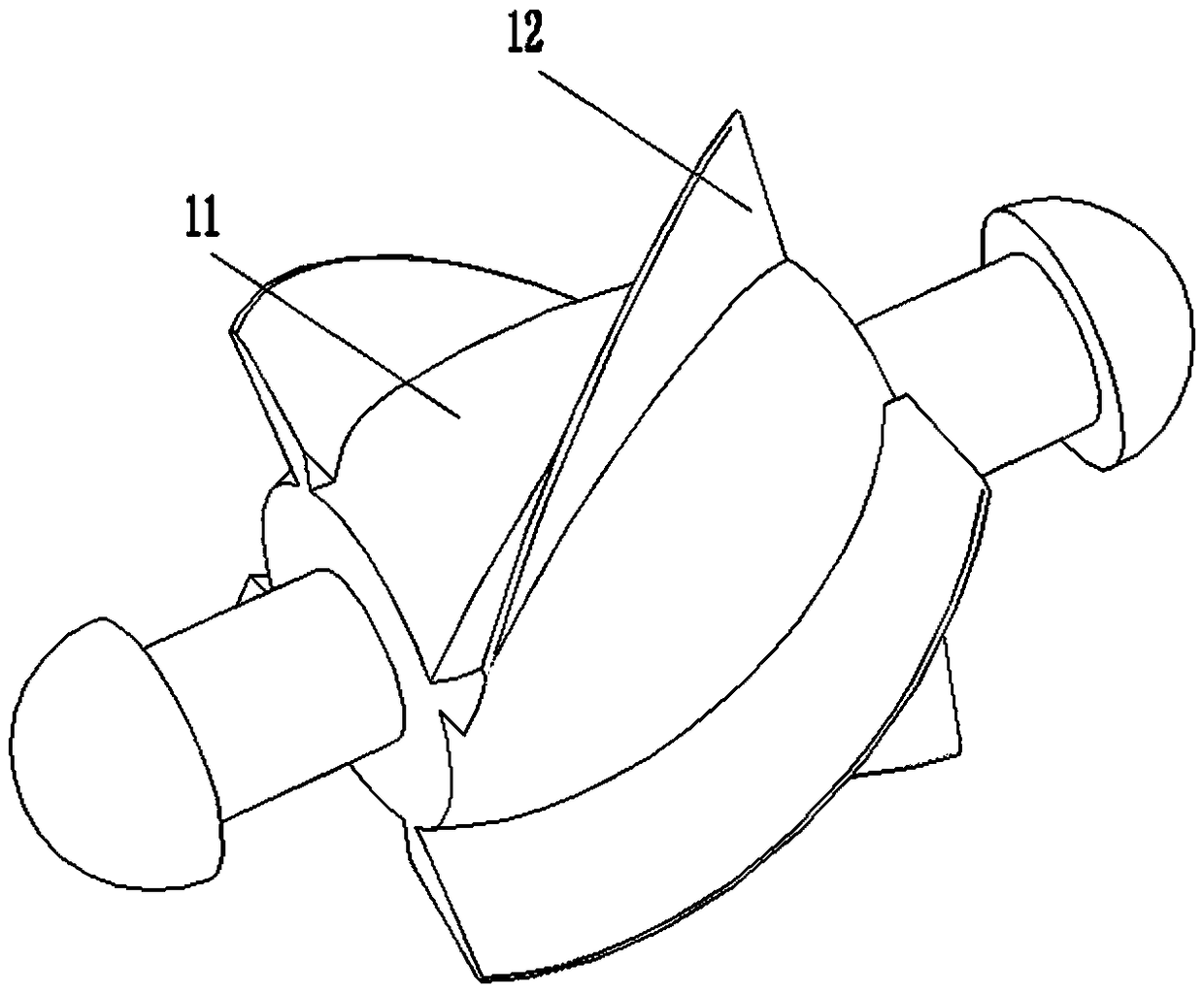 Impeller, water flow switch, heat exchanger and air energy heat pump water heater