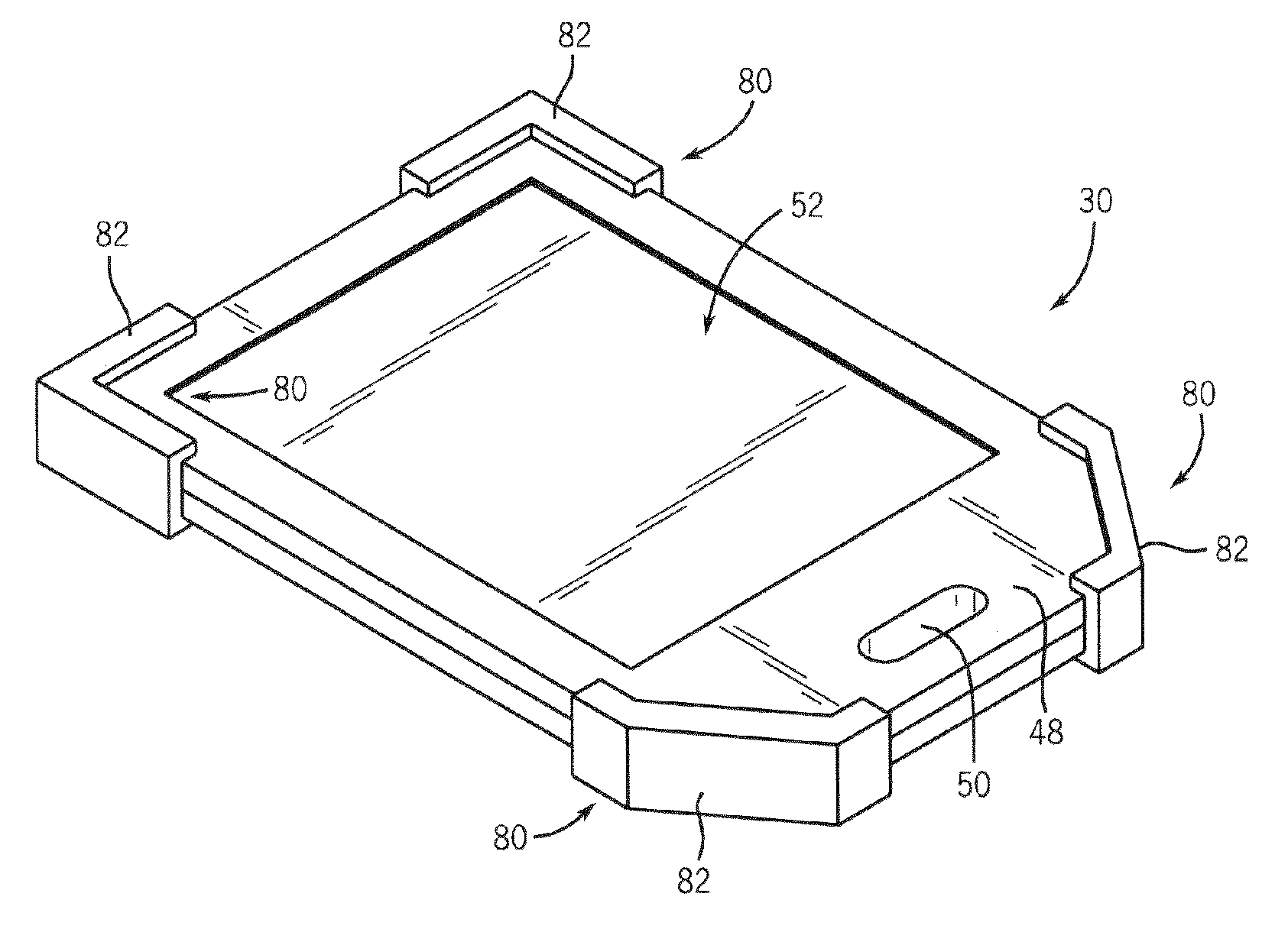X-ray detector with impact absorbing cover