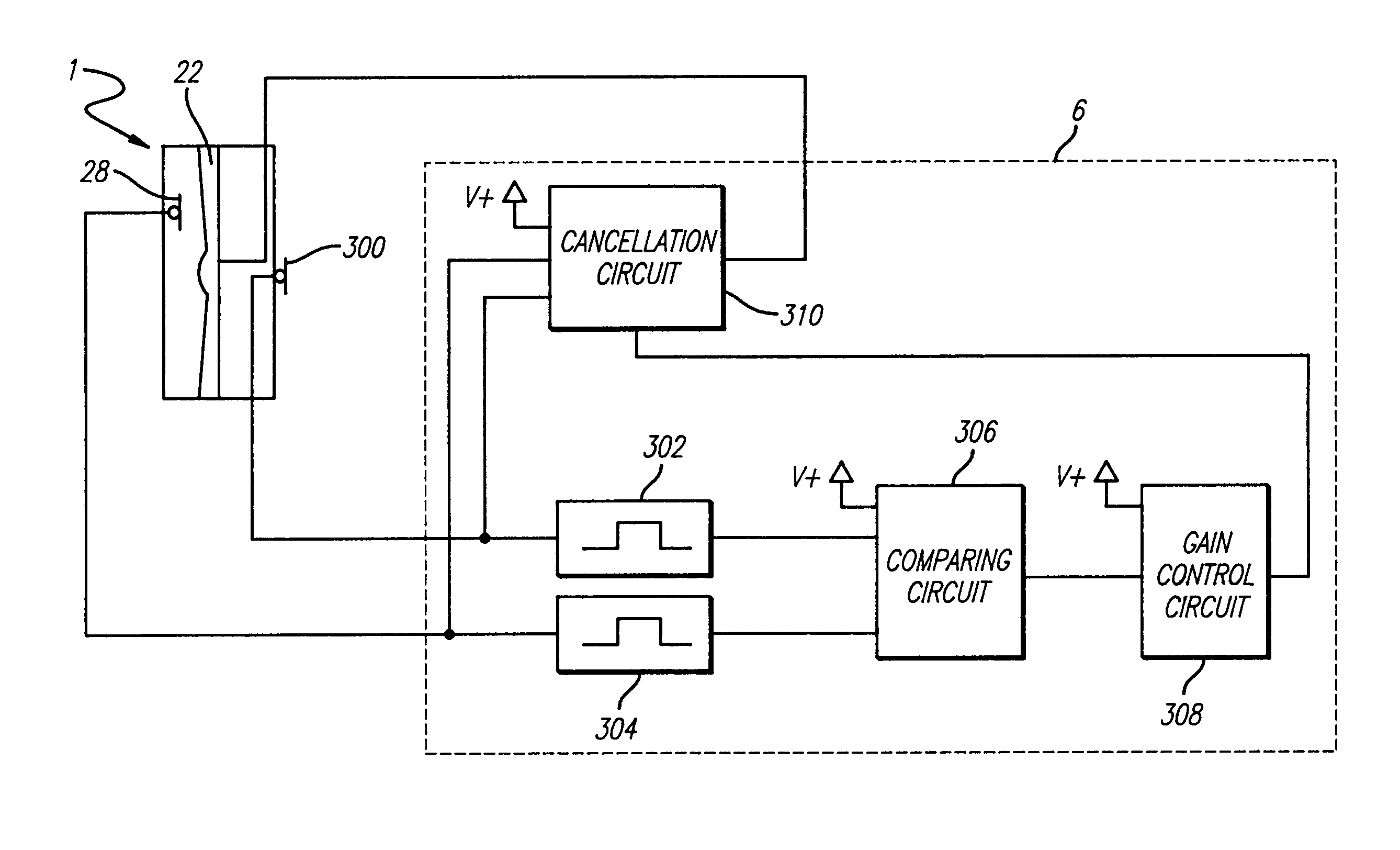 Variable gain active noise cancelling system with improved residual noise sensing